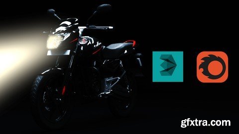 Hard Surface Vehicle Modeling Bajaj Pulsar 3Ds Max+Corona