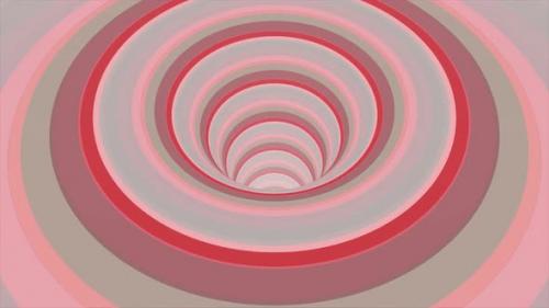 Videohive - Abstract helix with stripes of blinking red, pink, and grey colors - 34914955 - 34914955