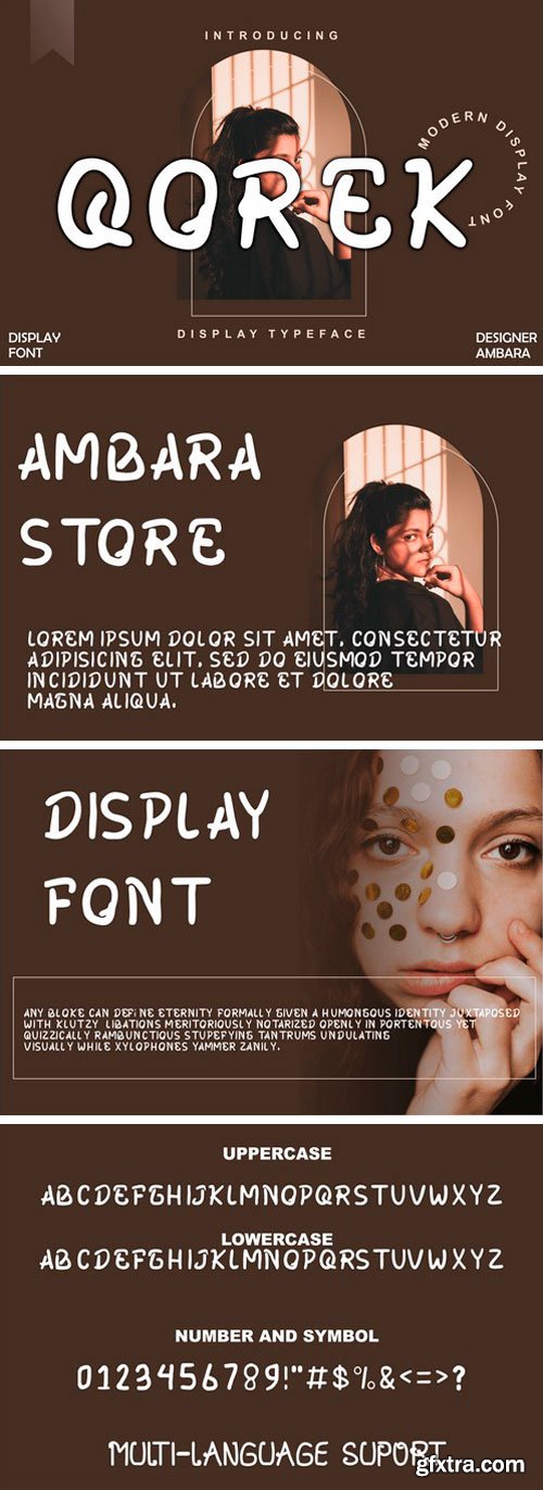 Qorek Display Font