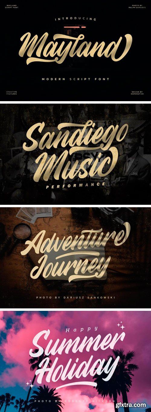 Mayland Script Font