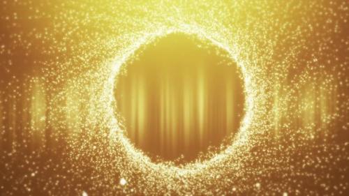 Videohive - Particle Cycle Background Loop 4K - 34924084 - 34924084