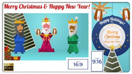 Videohive - Merry Christmas and a Happy New Year! - 34925396 - 34925396