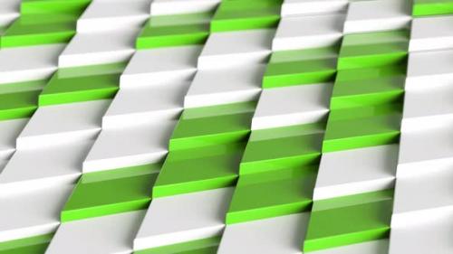 Videohive - Green And White Diamond Shapes Background - 34926771 - 34926771