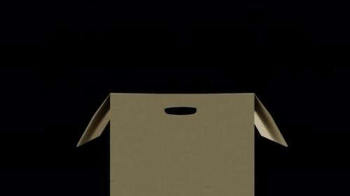 Videohive - cardboard box Open - 34927249 - 34927249