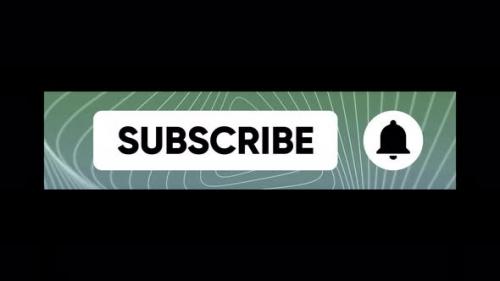 Videohive - YouTube Subscribe Button alpha channel transparent background 4K V4 - 34930140 - 34930140