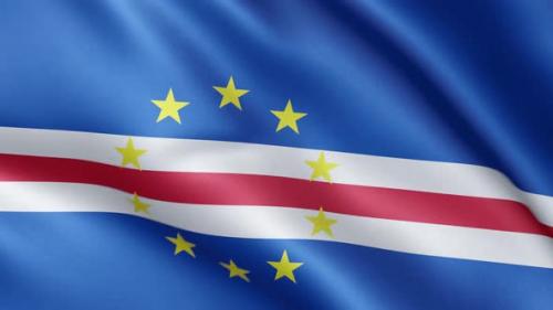 Videohive - Flag of Cape Verde | UHD | 60fps - 34931651 - 34931651