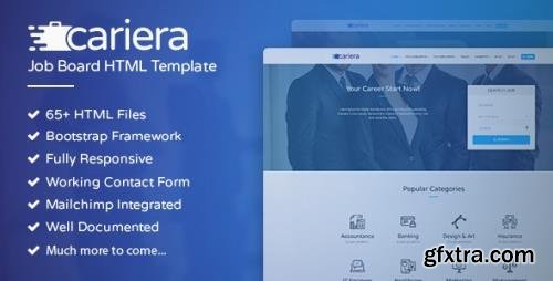 ThemeForest - Cariera v1.0 - Job Board HTML Template (Update: 27 May 20) - 19568206