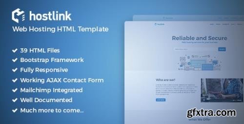 ThemeForest - Hostlink v1.0 - Web Hosting HTML Template - 19727180