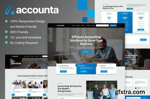 ThemeForest - Accounta v1.0.0 - Accounting Firm Elementor Template Kit - 34856002