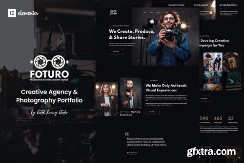 ThemeForest - Foturo v1.0.0 - Photography Portfolio & Creative Agency Elementor Template Kit - 34857826