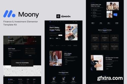 ThemeForest - Moony v1.0.0 - Finance & Investment Elementor Template Kit - 34857396