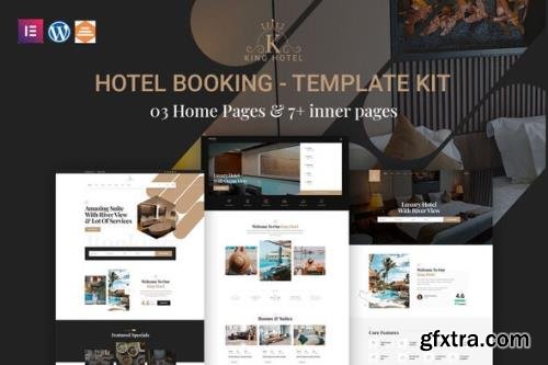 ThemeForest - KingHo v1.0.0 - Hotel Booking Elementor Template Kit - 34832715