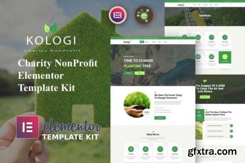 ThemeForest - Kologi v1.0.0 - Charity NonProfit Elementor Template Kit - 34858021