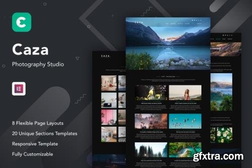 ThemeForest - Caza v1.0.0 - Photography Studio Elementor Template Kit - 29085866