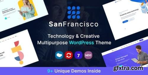 ThemeForest - San Francisco v1.10 - IT Technology and Creative WordPress Theme - 27062705