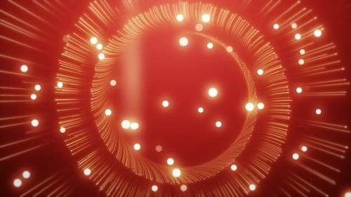 Videohive - Trail Particle Cycle Background Loop 4K - 34934004 - 34934004