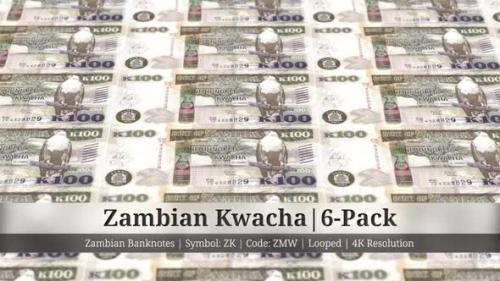 Videohive - Zambian Kwacha | Zambia Currency - 6 Pack | 4K Resolution | Looped - 34934064 - 34934064