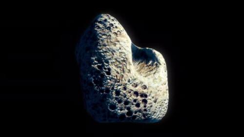 Videohive - Seamlessly Looped Space Asteroid VFX Element on Green Screen 4 - 34936001 - 34936001