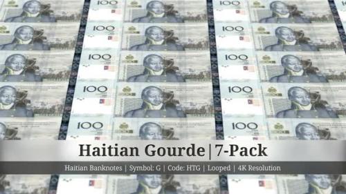 Videohive - Haitian Gourde | Haiti Currency - 7 Pack | 4K Resolution | Looped - 34858757 - 34858757