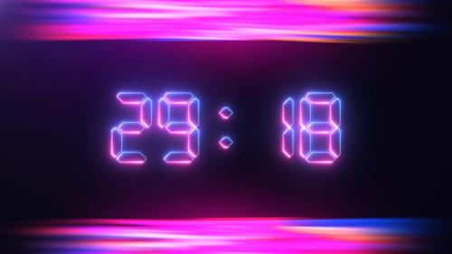 Videohive - Neon Glowing Countdown - 34865773 - 34865773