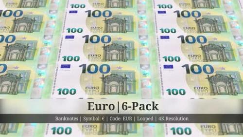 Videohive - Euro | Euro Currency - 6 Pack | 4K Resolution | Looped - 34873067 - 34873067