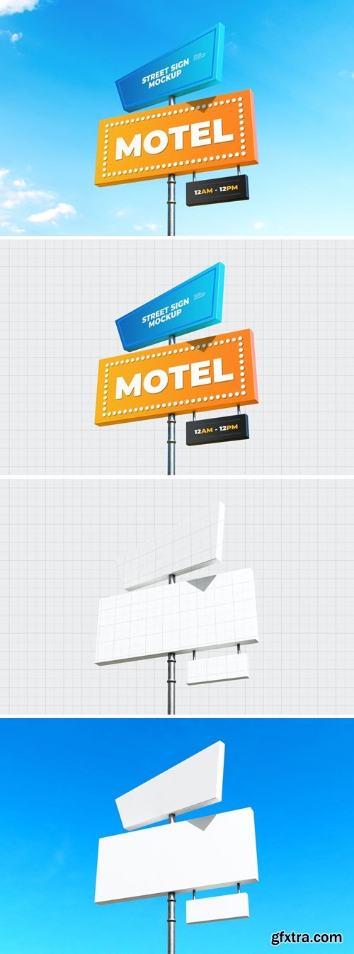 Street Sign Mockup