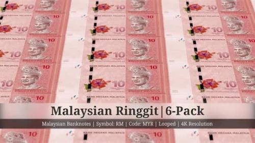 Videohive - Malaysian Ringgit | Malaysia Currency - 6 Pack | 4K Resolution | Looped - 34882988 - 34882988