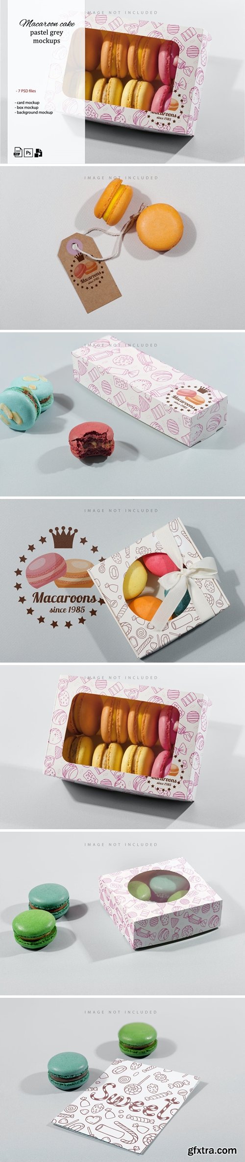 French Macarons mockup