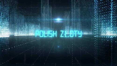 Videohive - Skyscrapers Digital City Currency Polish Zloty - 34883650 - 34883650