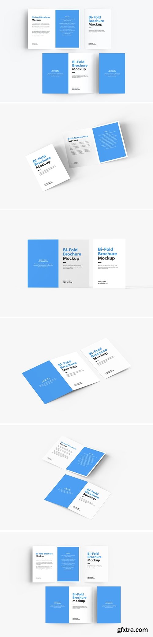 Bi-Fold Brochure Mockup