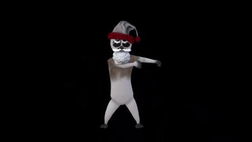 Videohive - Santa Lemur Dance 1 - Christmas Concept - 34895344 - 34895344