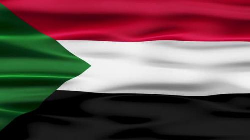 Videohive - Sudan Flag Waving - 34895505 - 34895505