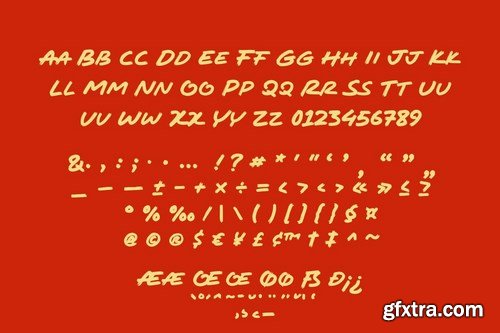 Bona Fire A Display Brush Font