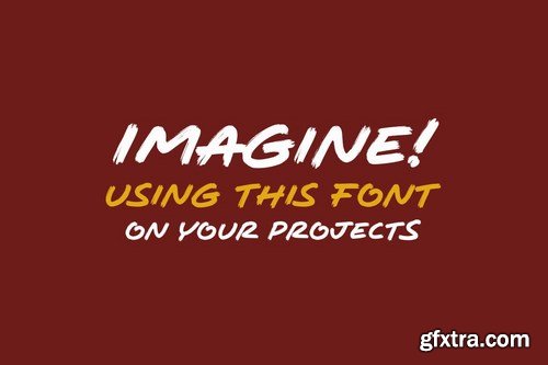 Bona Fire A Display Brush Font