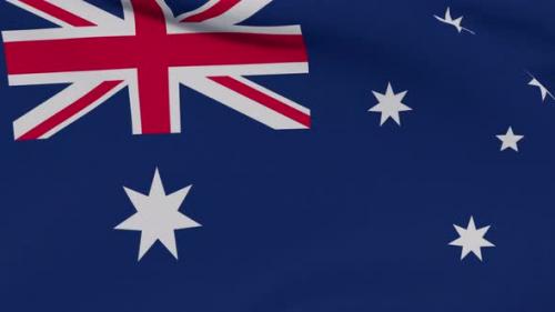 Videohive - Flag Australia Patriotism National Freedom Seamless Loop - 34903852 - 34903852