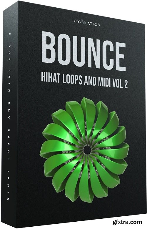 Cymatics Bounce Vol 2 Hi Hat Loops & MIDI