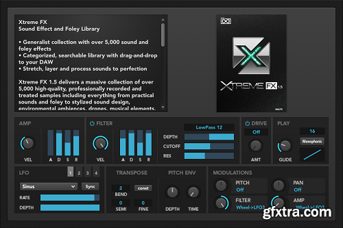 UVI Soundbank Xtreme FX v1.5 for Falcon