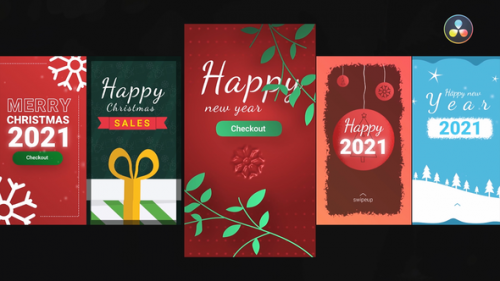 Videohive - Instagram Christmas Stories - 34910985 - 34910985