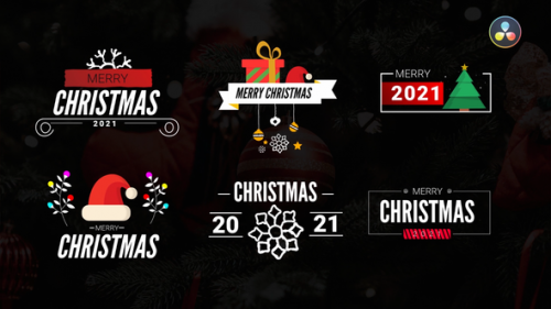 Videohive - Christmas Animated Titles - 34911103 - 34911103