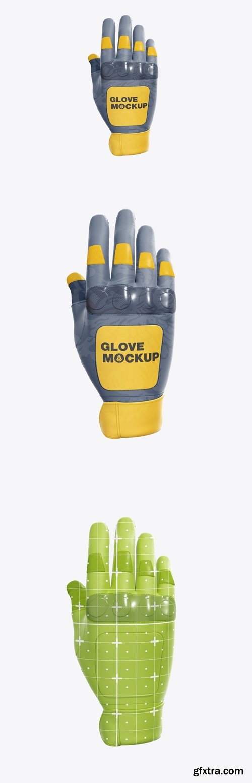 Sport Gloves Mockup