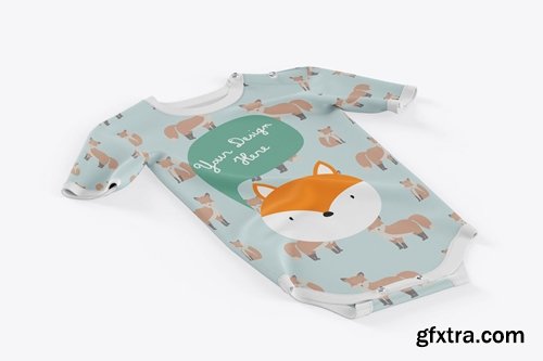 Baby Bodysuit Mockup