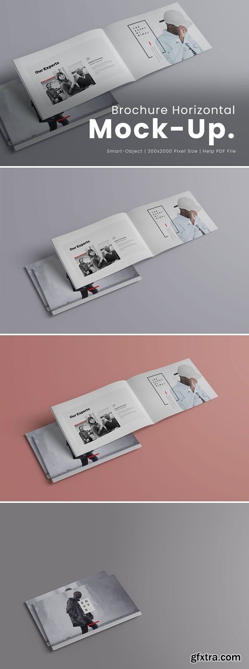 Brochure horizontal Mock-Up