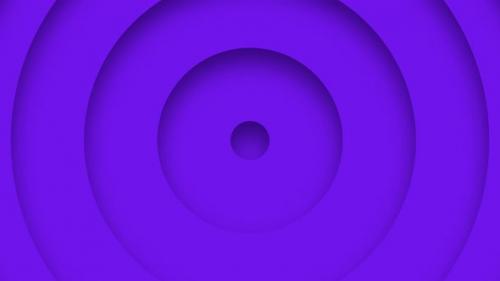 Videohive - Purple circle paper art wave motion looping. - 34948654 - 34948654
