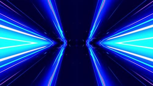 Videohive - Abstrac Blue Light Background 4K - 34949164 - 34949164