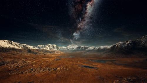 Videohive - Himalaya Mountain with Star in Night Time - 34949238 - 34949238