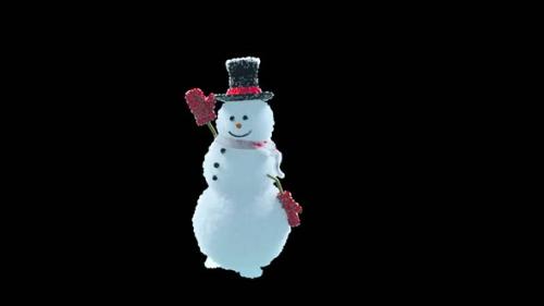 Videohive - 60 Snowman Dancing HD - 34961363 - 34961363