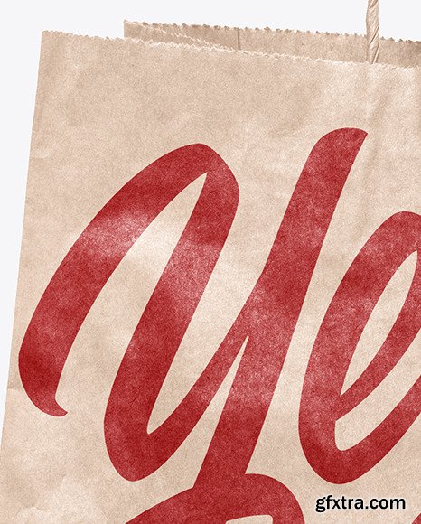 Kraft Paper Shopping Bag Mockup 89329