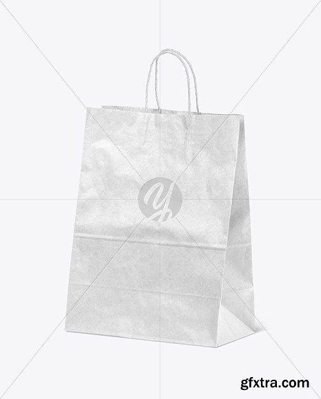 Kraft Paper Shopping Bag Mockup 89329