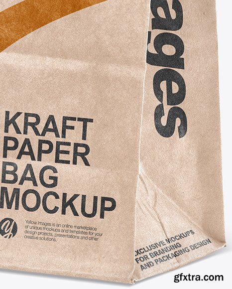 Kraft Paper Shpping Bag Mockup 89367