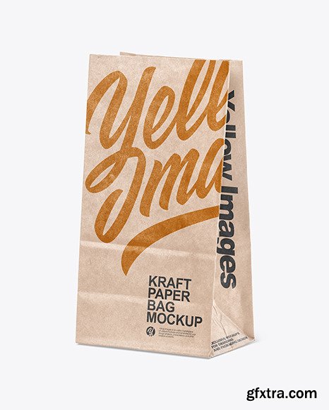 Kraft Paper Shpping Bag Mockup 89367